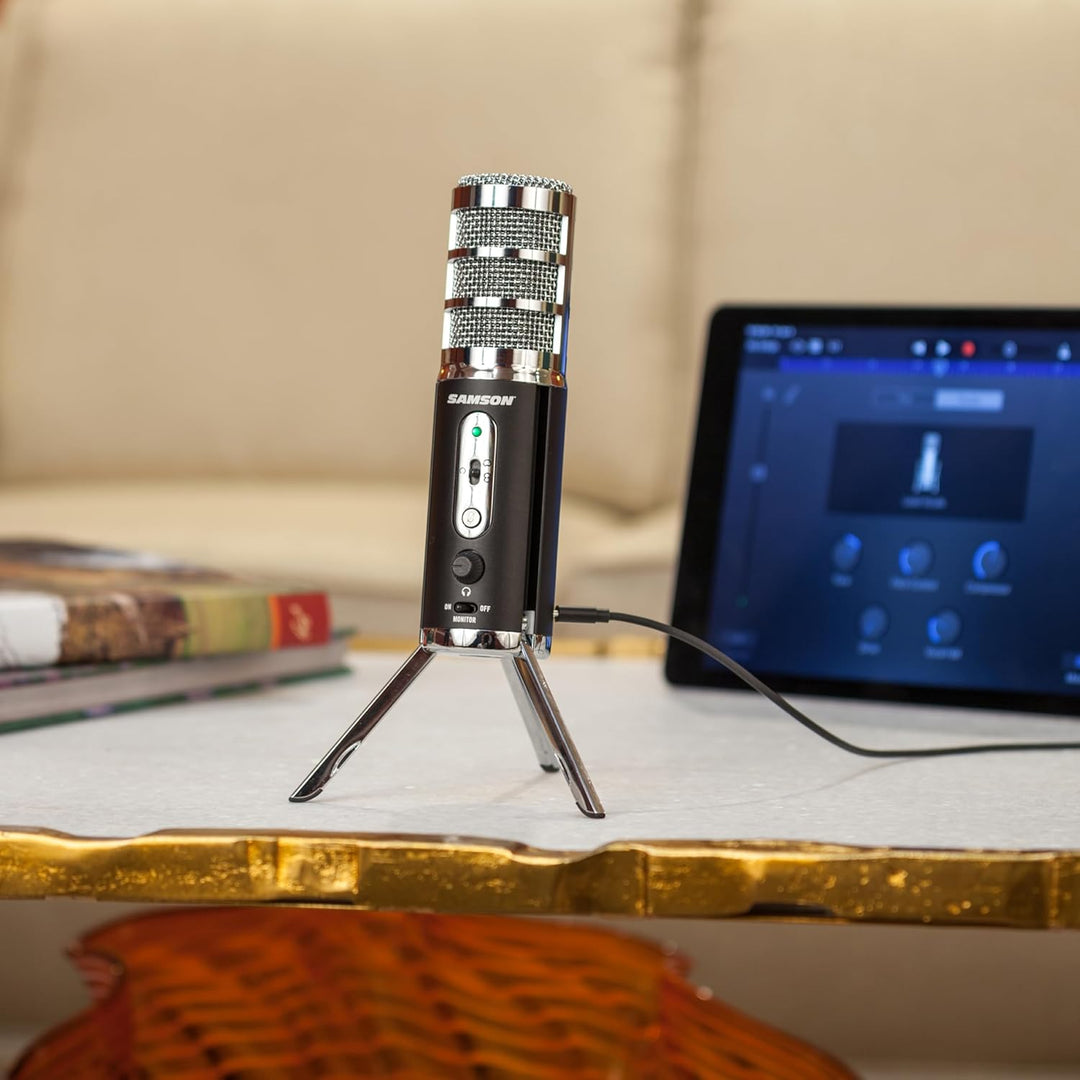 SAMSON Satellite - USB/iOS Broadcast Microphone for capturing high-definition audio on your computer