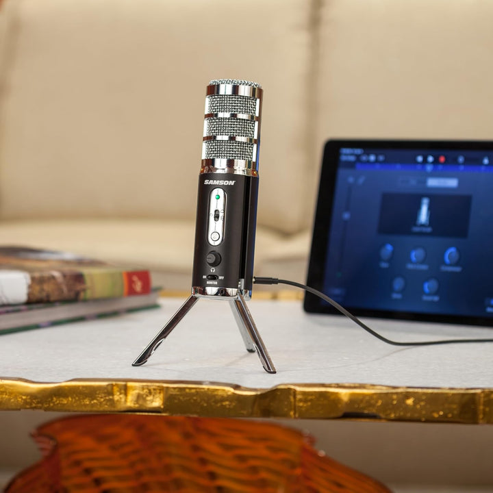 SAMSON Satellite - USB/iOS Broadcast Microphone for capturing high-definition audio on your computer