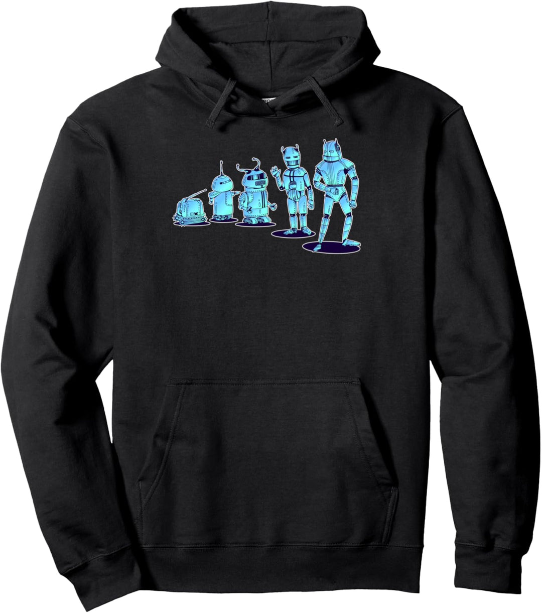 Evolution des Roboters Technik Geschenk Fun Pullover Hoodie