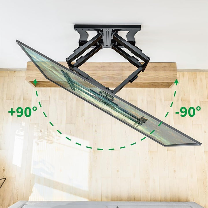 XTRARM TiTon Double 80 cm TV-Wandhalterung, schwenken neigen rotierbar, 80kg VESA max.600x400 80 cm