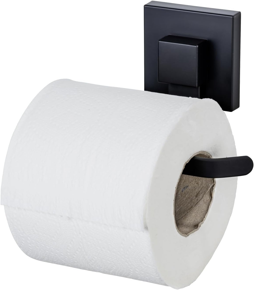 WENKO Toilettenpapierhalter Mod. Quadro eleganter Edelstahl-Wandhalter zur praktischen Aufbewahrung