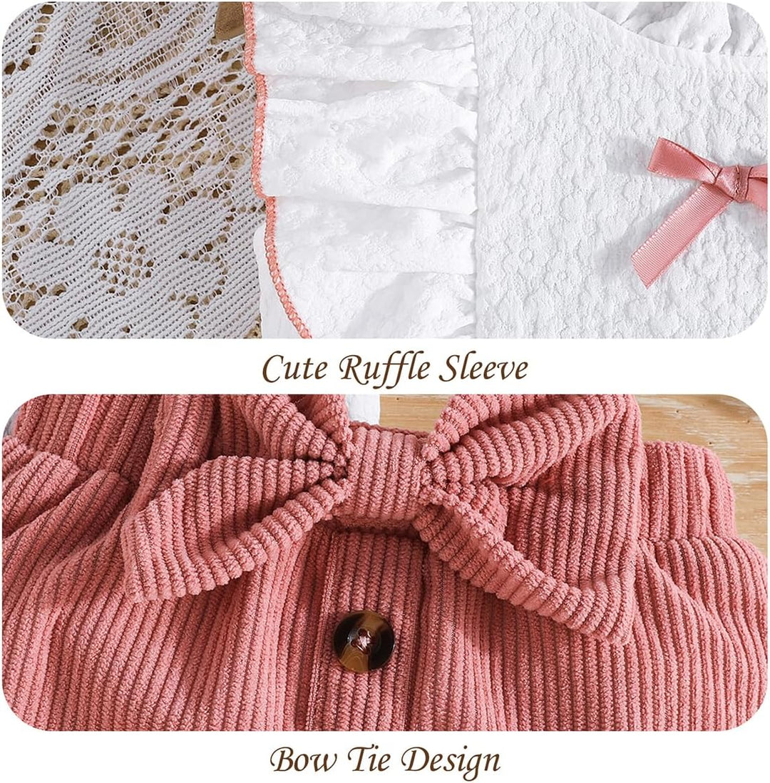 Kleinkind Baby Mädchen Outfits Rüschen Ärmellose Hemden Tops + Elegant Schleife Mini Rock 2 Stück Fr