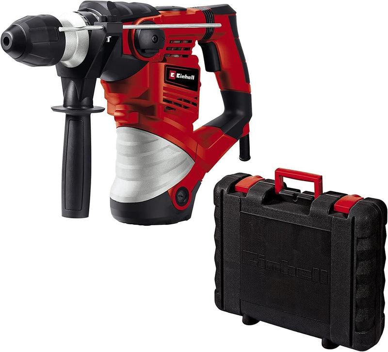 Einhell Bohrhammer TC-RH 1600 (1.600 W, 4 J, Bohren/Hammerbohren/Meisseln mit und ohne Fixierung, Pn