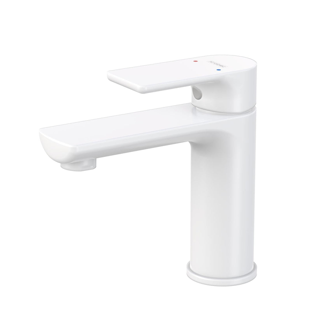 Krobec Einhebelmischer wasserhahn bad,waschtischarmatur mit Wassersparfunktion,wasserhahn gäste wc,W