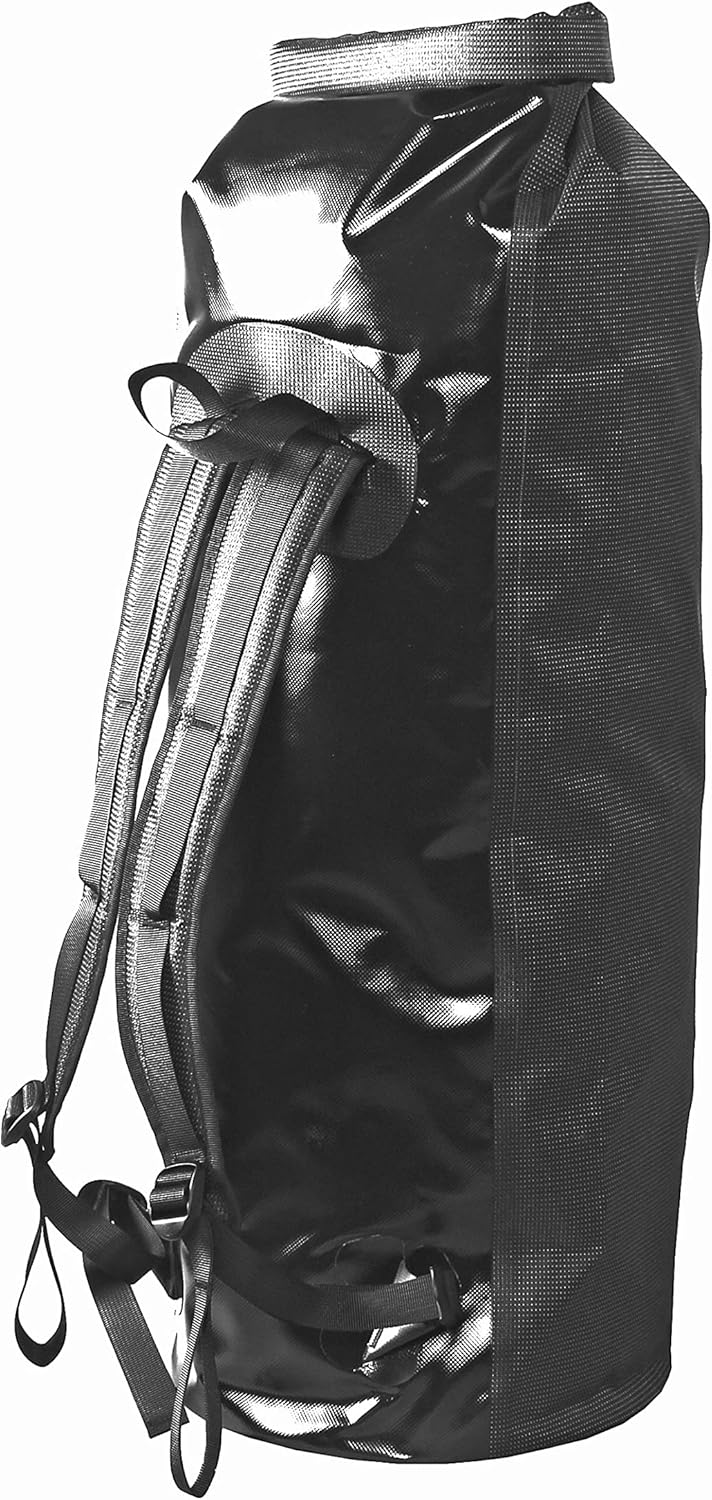 BasicNature Unisex – Erwachsene Seesack Rucksack 40 L Schwarz, 40 L Schwarz