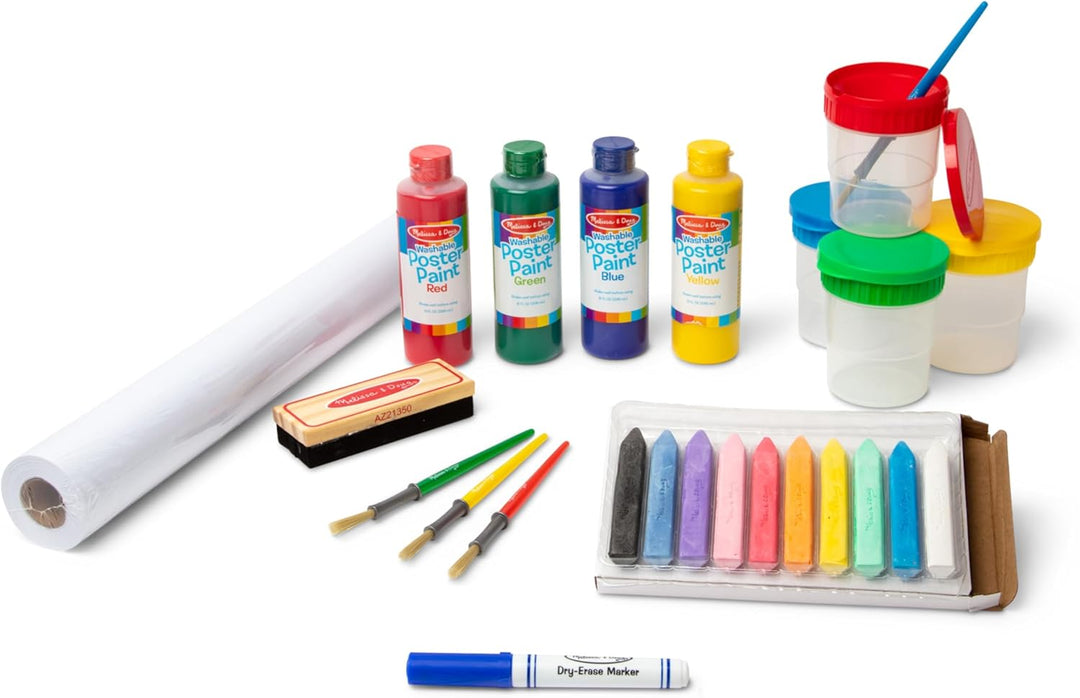 Melissa & Doug - Staffeleizubehör-Begleitset (Kunst & Bastelarbeiten, fördert die Kreativität, 25 Te