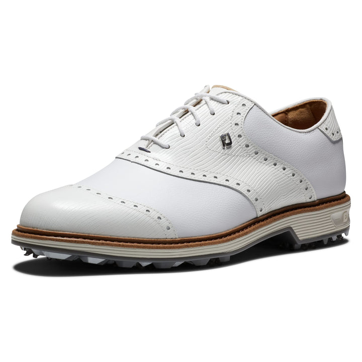 FootJoy Herren Premiere Serie Wilcox Golfschuh 39.5 EU Weiss Weiss Hellgrau, 39.5 EU Weiß Wei&#