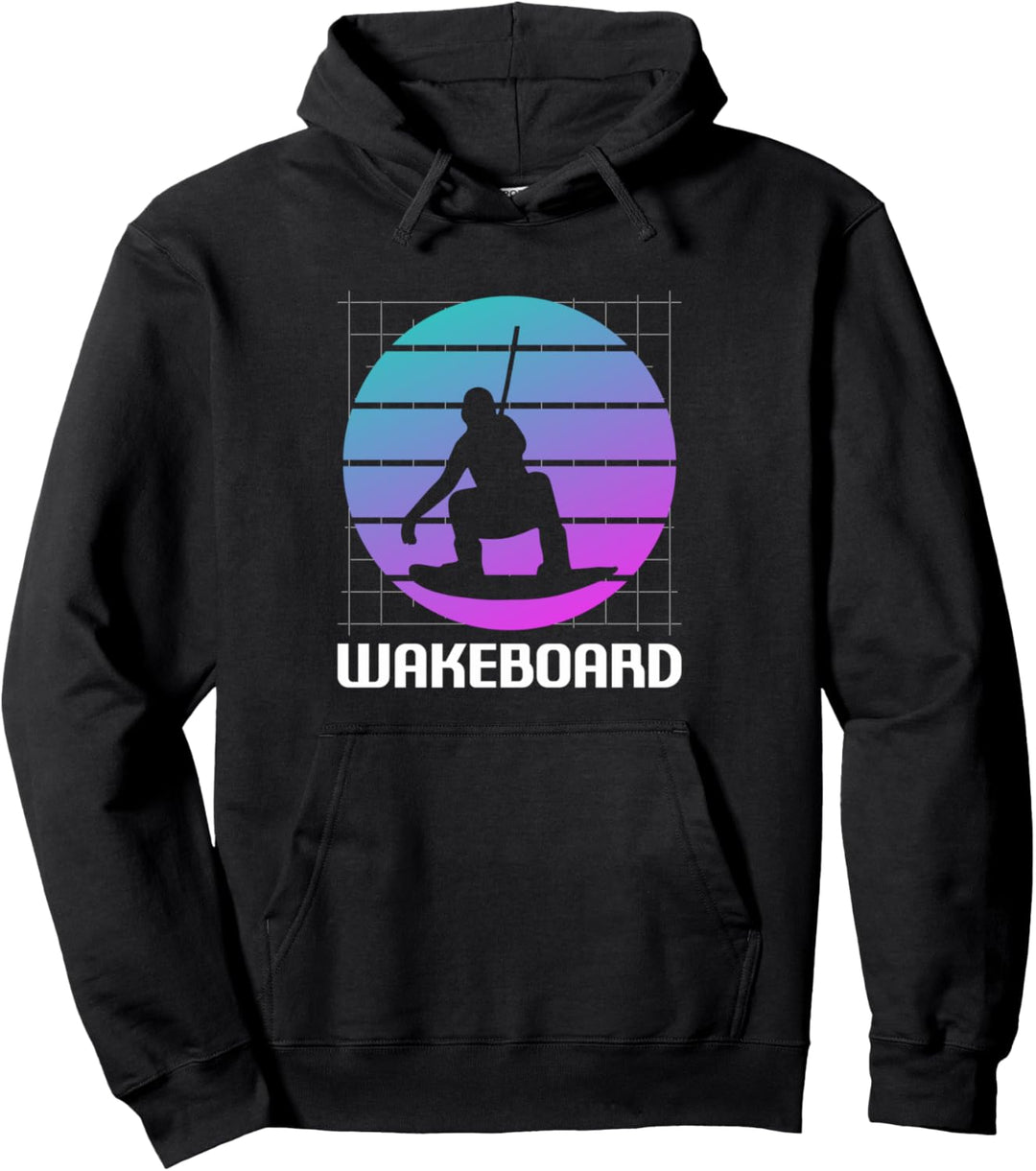 Wakeboard-Wakeboard, Retro, Vintage, klassisches Design, Wakeboard, Wakeboard, Wakeboarder Pullover