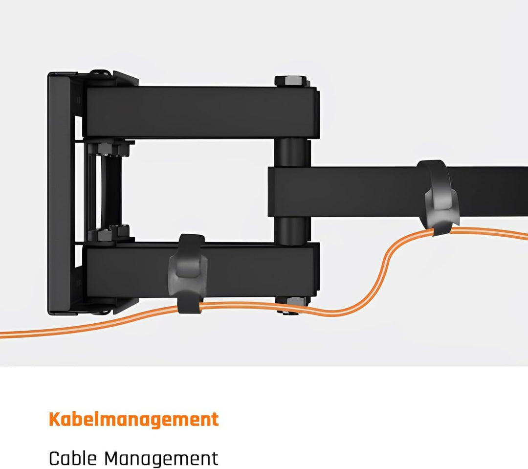 ARLI TV Wandhalterung 32"-70" | Vollbeweglich, schwenkbar &amp; neigbar | Ausziehbare &amp; drehbare VESA Ha