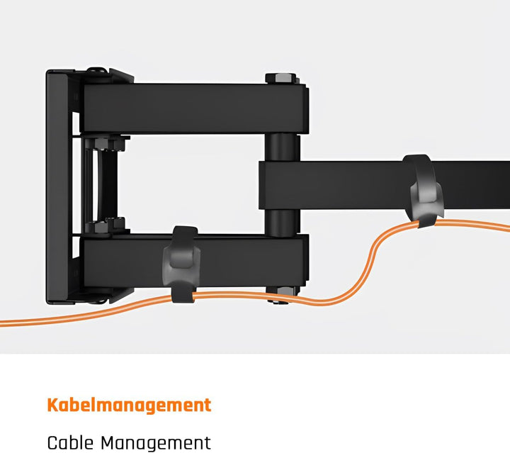 ARLI TV Wandhalterung 32"-70" | Vollbeweglich, schwenkbar &amp; neigbar | Ausziehbare &amp; drehbare VESA Ha