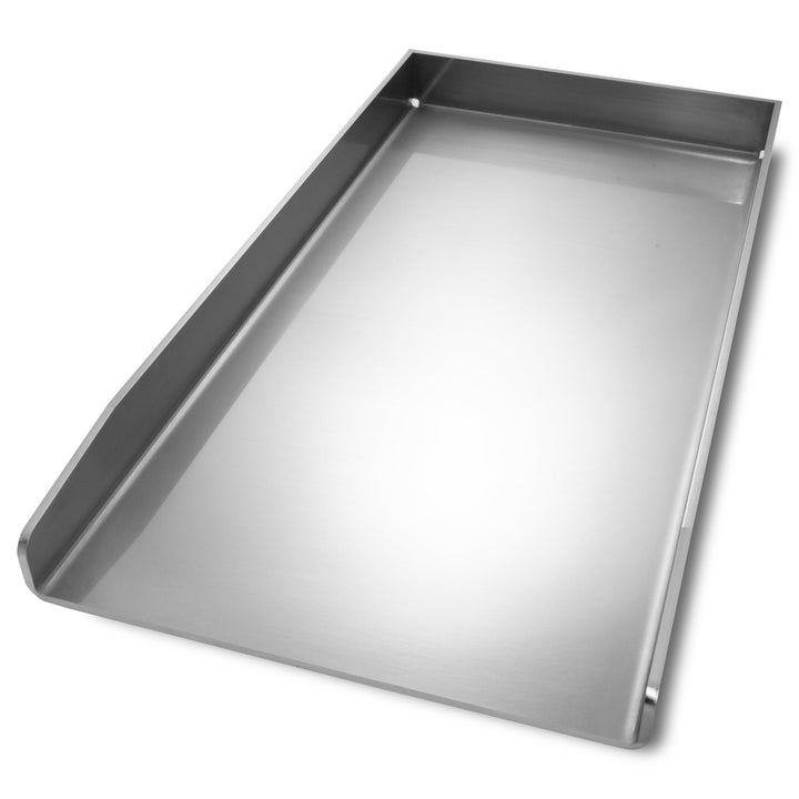 Plancha Edelstahl Grillplatte - passend für Burnhard Fred - Medium 41,5x23,5cm | 4mm Massiv, Burnhar