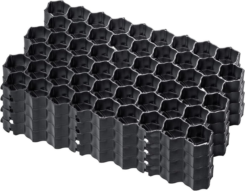 KADAX Paddockplatten aus Kunststoff, 60x40cm, 1 m², 2 Farben, Belastbarkeit bis zu 1000 t, Rasengitt