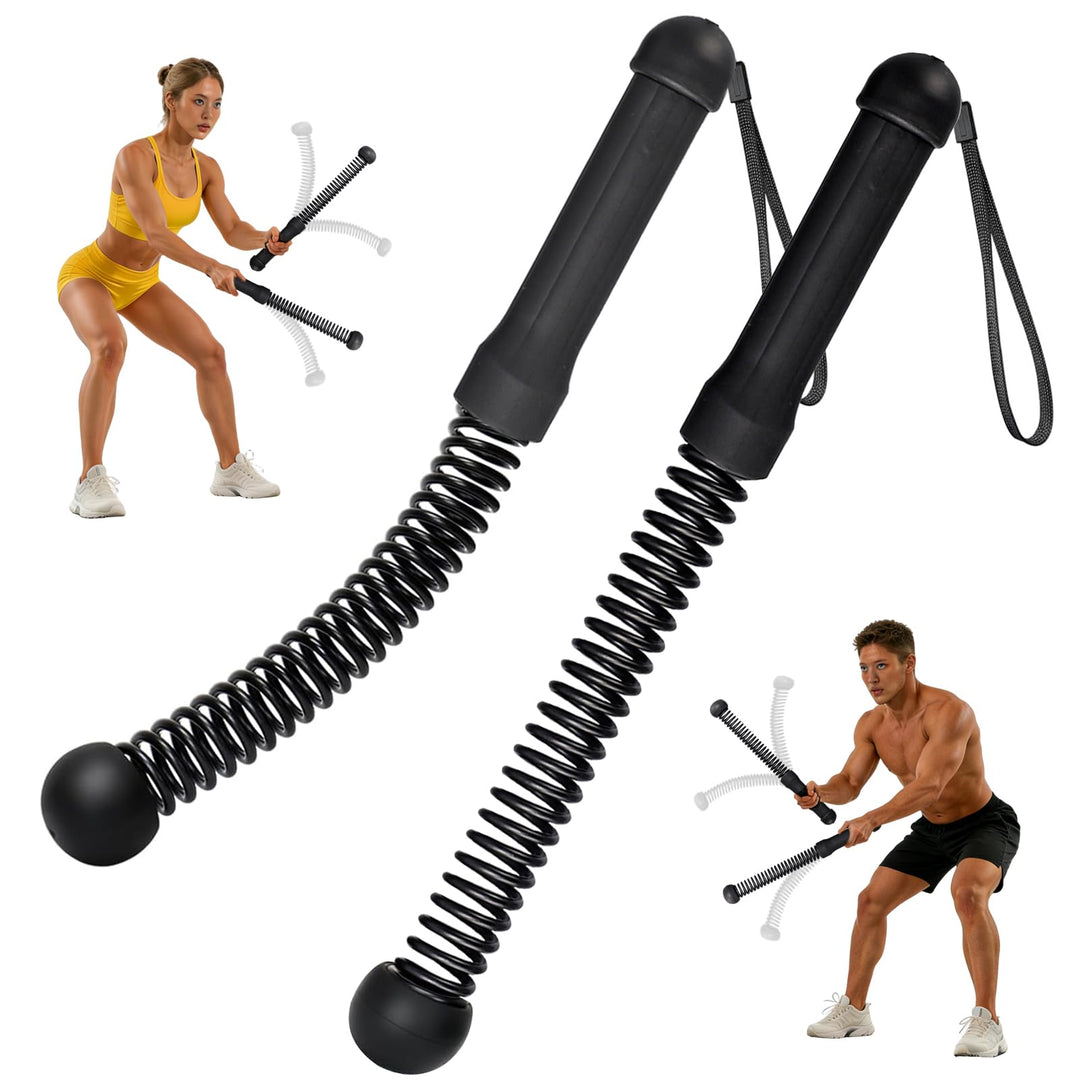 Neues Upgrade Battle Rope ohne Seil für das Heim Fitnessstudio, 2 Stück Tragbare Gewichtete Battle R