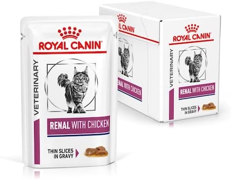Royal Canin Veterinary Renal Chicken | Doppelpack | 2 x 12 x 85 g | Diät-Alleinfuttermittel für ausg