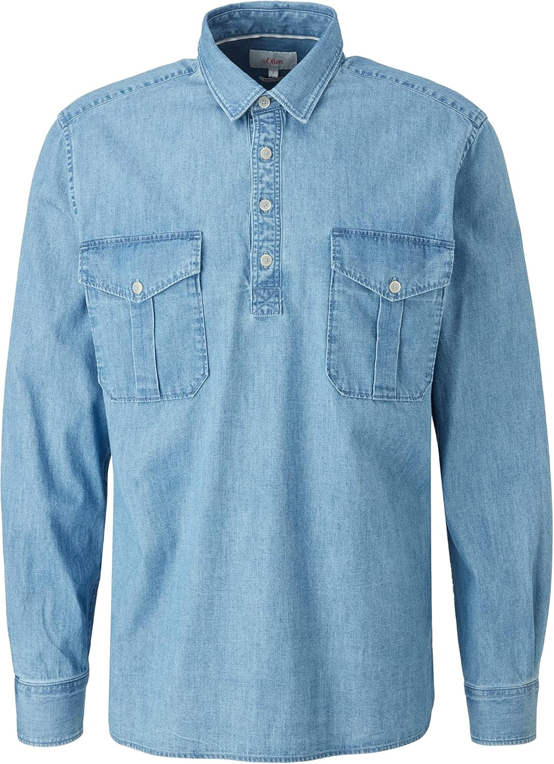 s.Oliver Men's 130.10.202.11.120.2109898 Shirt, blau, L