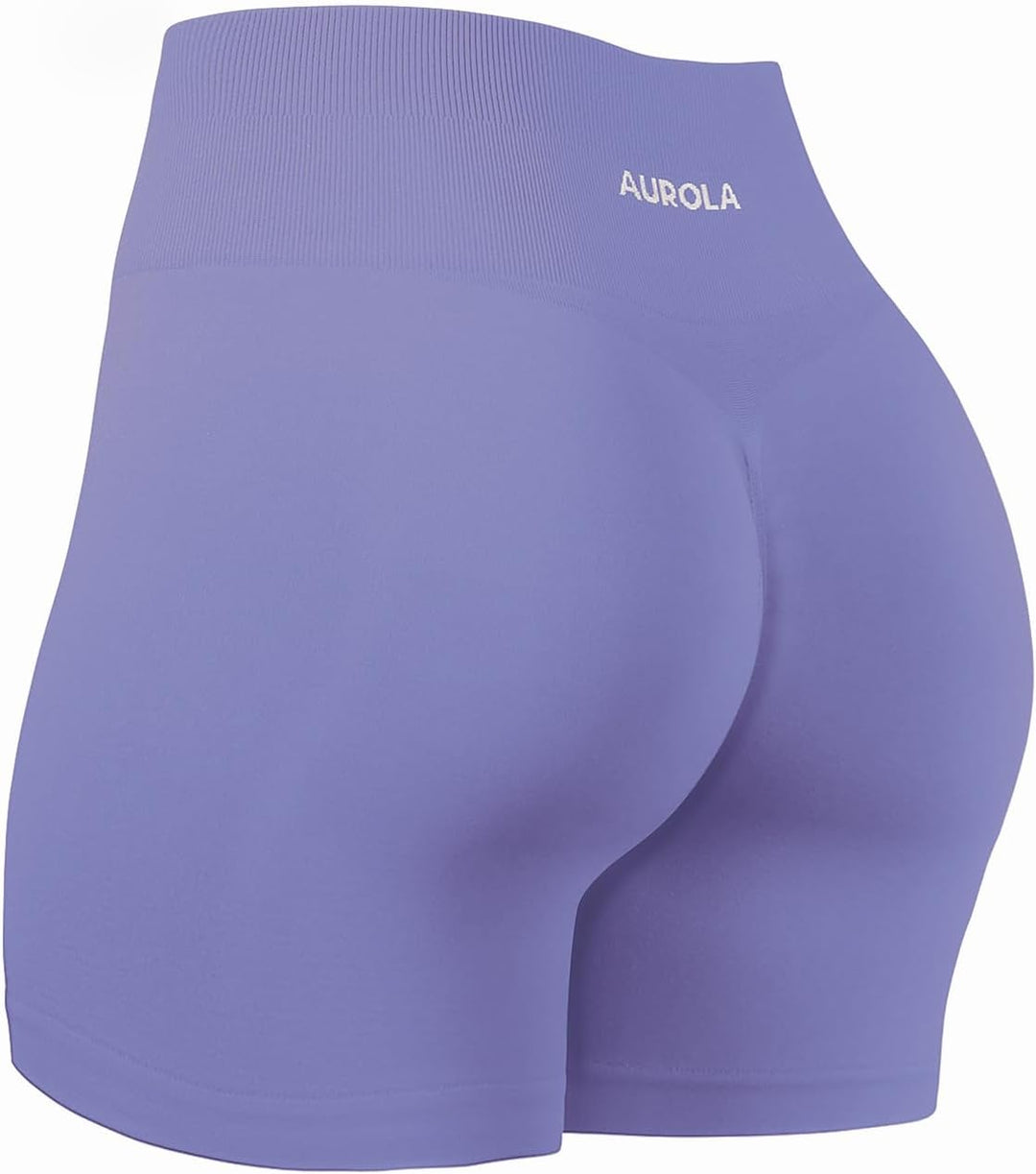 AUROLA Intensify Workout Shorts for Women Seamless Scrunch Short Gym Yoga Running Sport Active Exerc