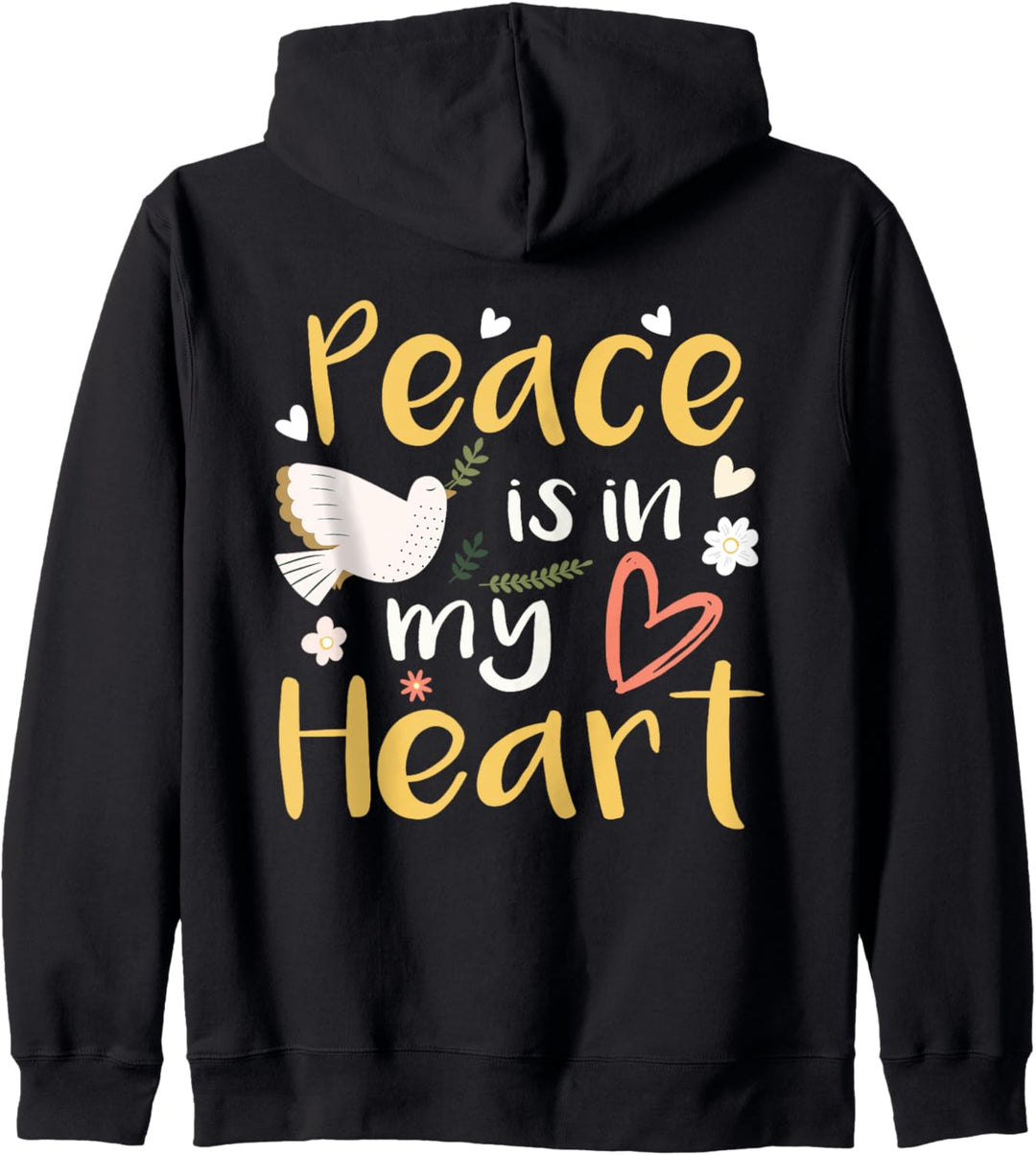 Peace is in my heart Kapuzenjacke