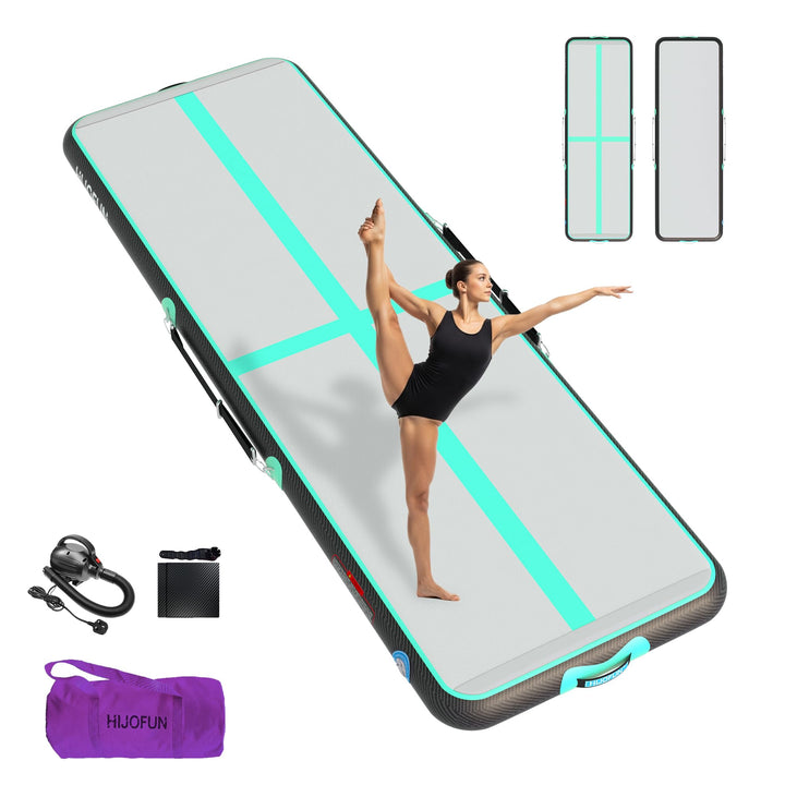Aufblasbare Gymnastik Tumbling Matten 3/4/5/6Meters 20CM Höhe Trainings Matte Länge Bodenmatte Infla