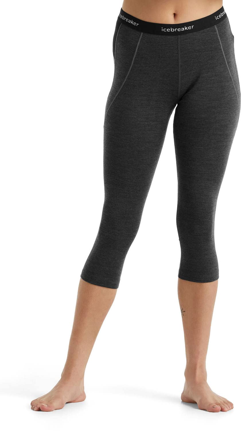 Icebreaker 260 Zone Legless 3/4 Women - Thermowäsche XS Jet Heather Grey/Black, XS Jet Heather Grey/