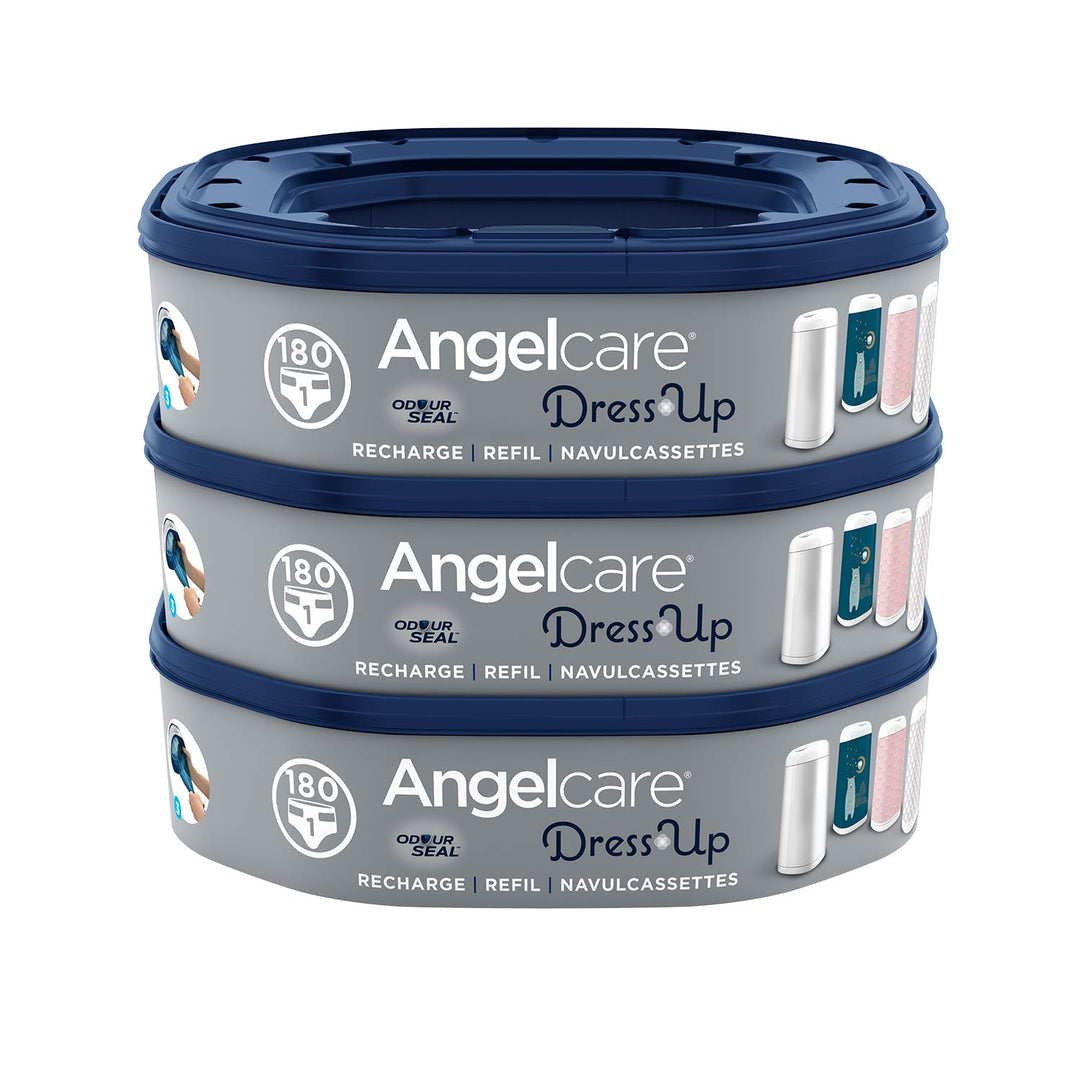 Angelcare Dress Up Octagon-Nachfüllpackung, für Becken, Menge frei wählbar 3 Stücke & Pampers Sensit