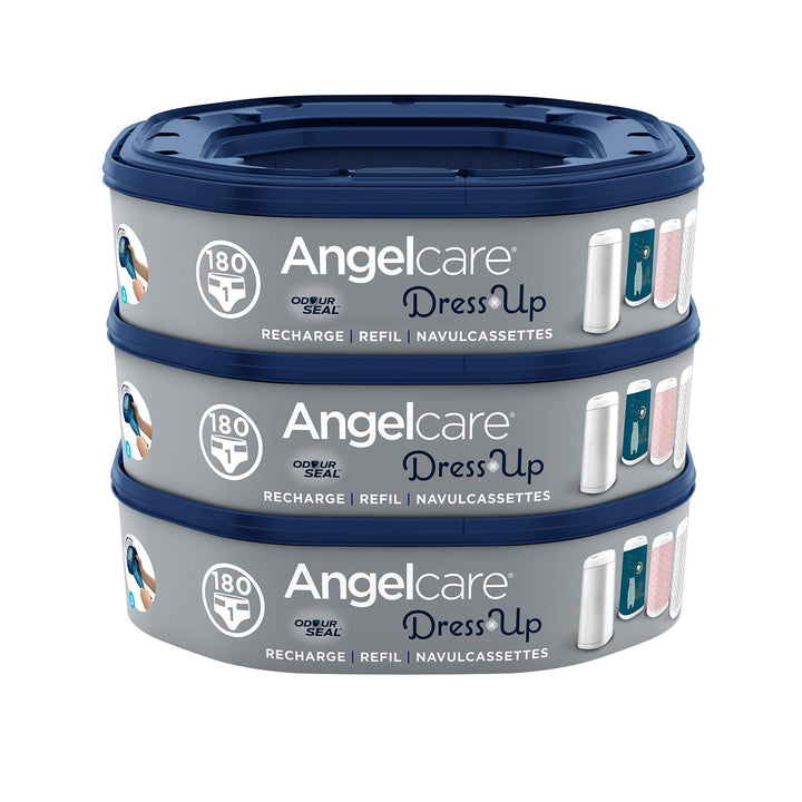 Angelcare Dress Up Octagon-Nachfüllpackung, für Becken, Menge frei wählbar 3 Stücke & Pampers Sensit