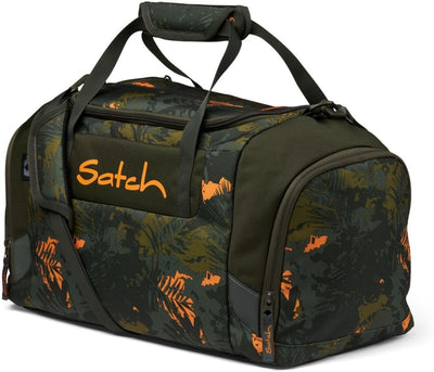 satch Air Schulrucksack Set 3tlg. inkl. Schlamperbox und Sporttasche Jurassic Jungle, Jurassic Jungl