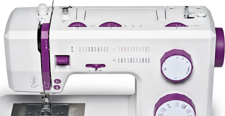 VIOLA Prêt-à-Porter Nähmaschine (Exklusive Edition) Nähmaschine mit 34 Nähprogramme, Servomotor, Näh