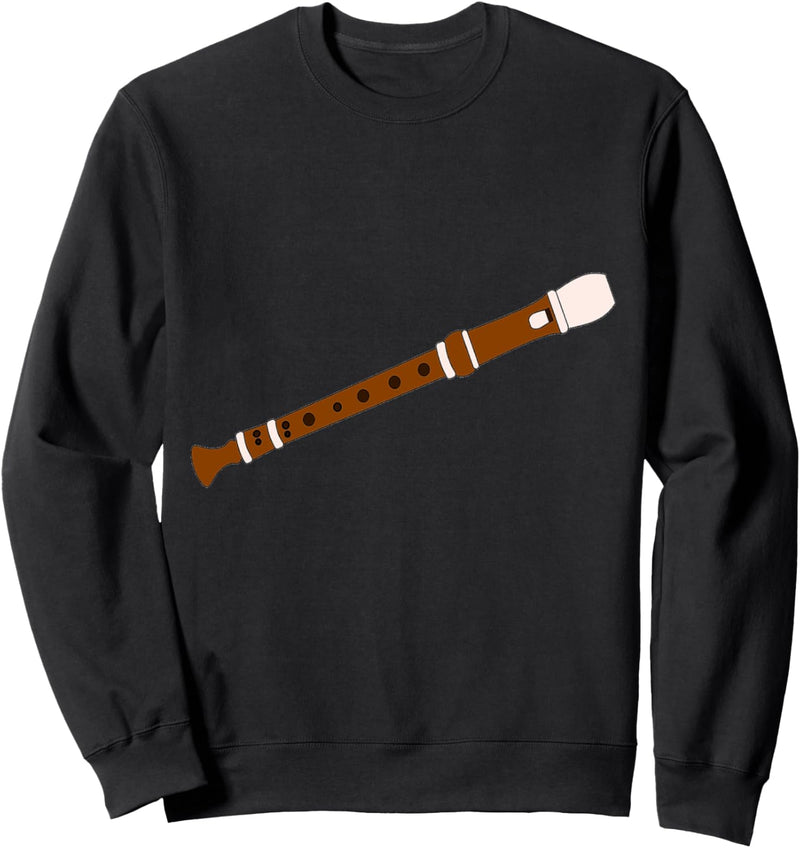 Blockflöten-Musikinstrument Sweatshirt