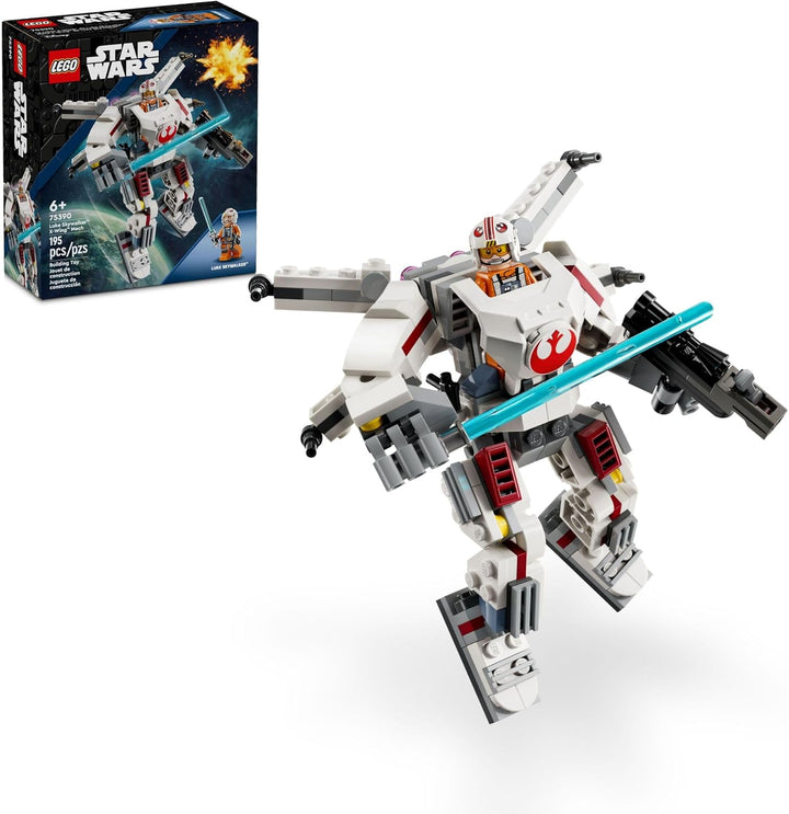 LEGO Star Wars Luke Skywalker X-Wing Mech, baubare Star Wars Actionfigur mit Luke Skywalker Spielzeu