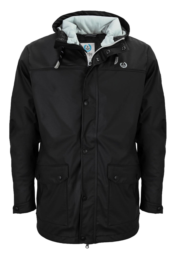 MADSea Herren Regenjacke Friesennerz 63096 gelb 4XL Schwarz, 4XL Schwarz
