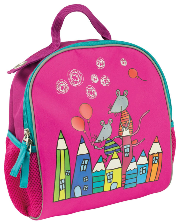Eberhard Faber 577602 - Mini Kids Kindergartenrucksack in brombeer, Volumen ca. 7,5 Liter, Grösse ca