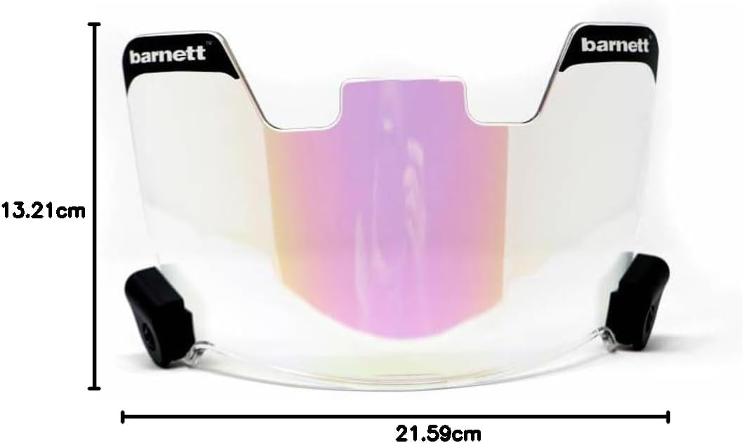 BARNETT Reve Visier Revo Orange American Football Helm