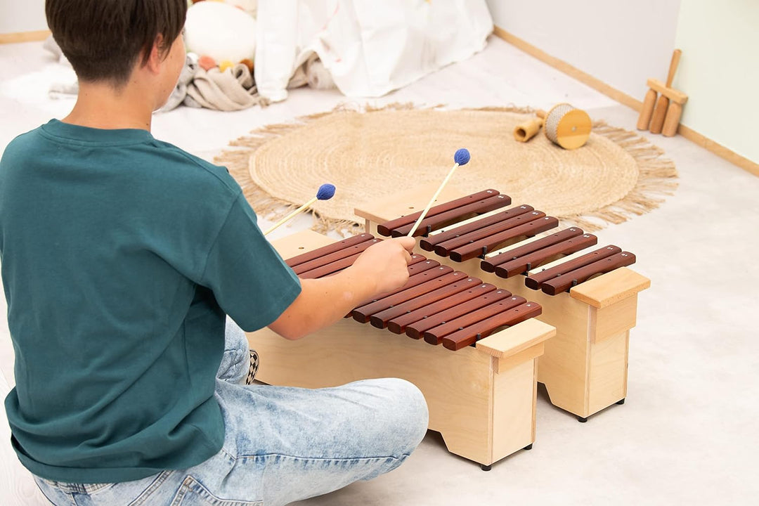 Betzold Musik - Alt-Xylophon - Klangstäbe aus Hartholz, leicht und handlich, chromatisch + diatonisc