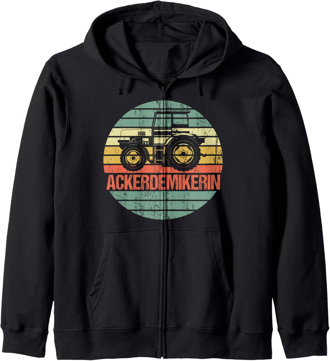 Retro Vintage Ackerdemikerin Kapuzenjacke