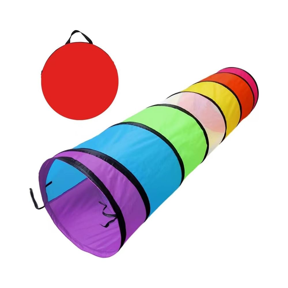 Spieltunnel,Spieltunnelzelt für Kinder, Pop Up Spieltunnel,Faltbarer Spieltunnel für Jungen Mädchen