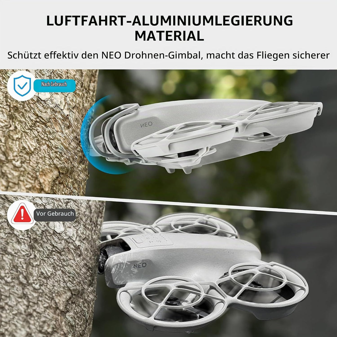 STARTRC Gimbal Bumper Guard für DJI Neo Zubehör, Aluminiumlegierung Antikollisionsschutz Schutzleist