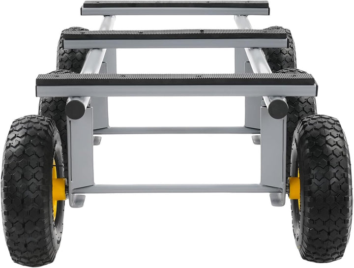 6 Rad Geländewagen, Bodenstehend 1200 lbs Kapazität Schwerlast Möbelwagen, für Häusern, Logistik, De