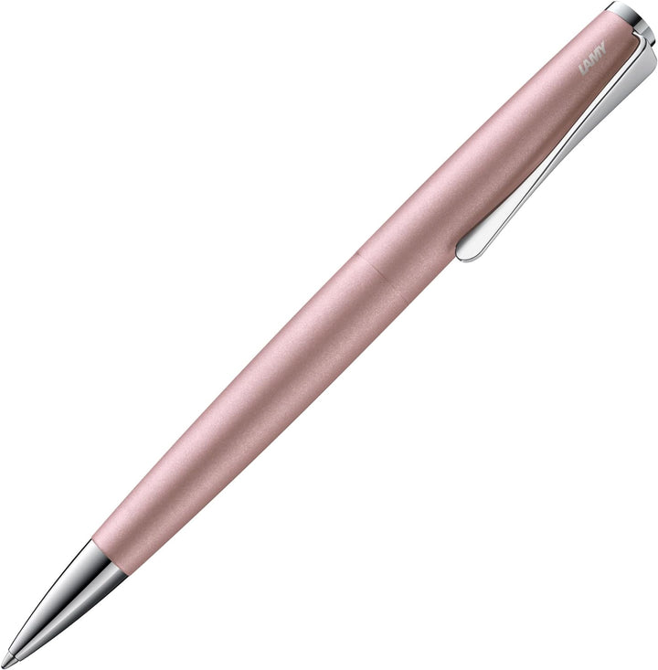 LAMY studio Premium Kugelschreiber 269 aus Edelstahl in mattem Lack-Finish, propellerförmige Clip-Dr