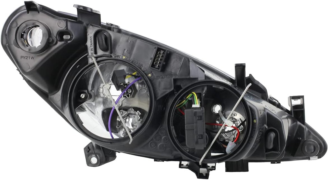 Johns, Scheinwerfer passend für Peugeot 307 08/00-06/05 links + Leuchtmittel
