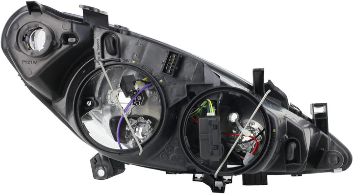 Johns, Scheinwerfer passend für Peugeot 307 08/00-06/05 links + Leuchtmittel