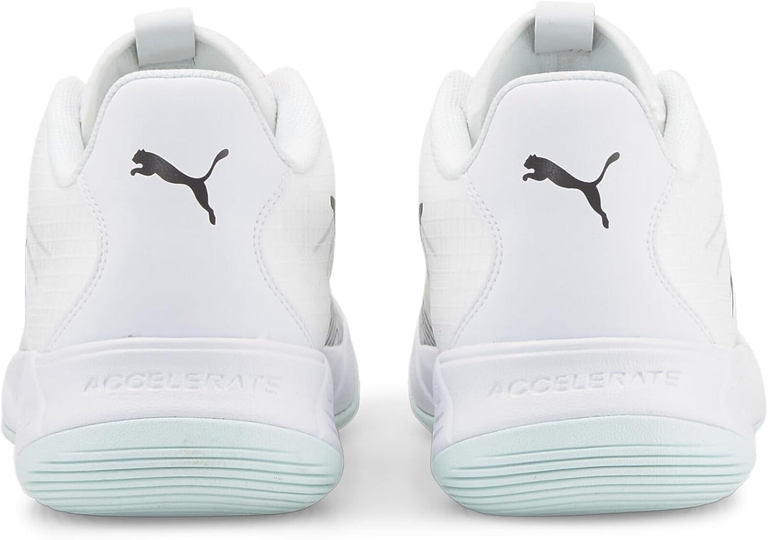 PUMA Herren Accelerate Pro Ii W+ Hallenturnschuh 37.5 EU Puma White Puma Black Nitro Blue Arctic Ice