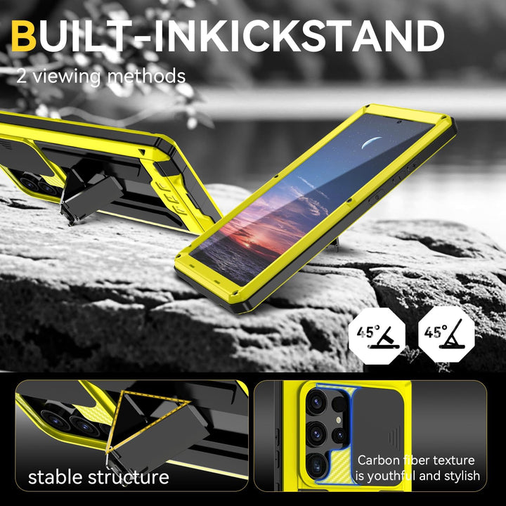 MIYIYQP Kompatibel mit Samsung Galaxy S24 Ultra 5G Handyhülle, Outdoor Powerful Hybrid Schutz stossf