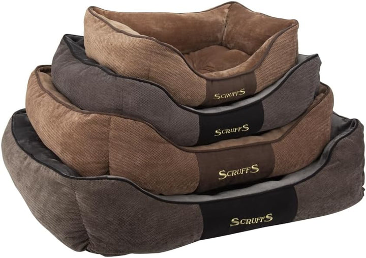 Scruffs 5060319931971 Chester Bed L Choco L 75 x 60 cm Braun, L 75 x 60 cm Braun