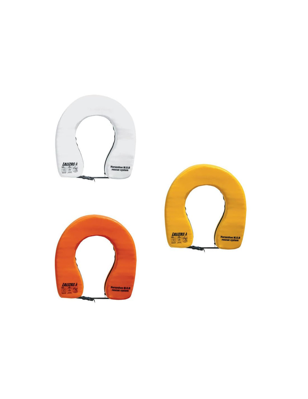 Hufeisen Rettungsring orange