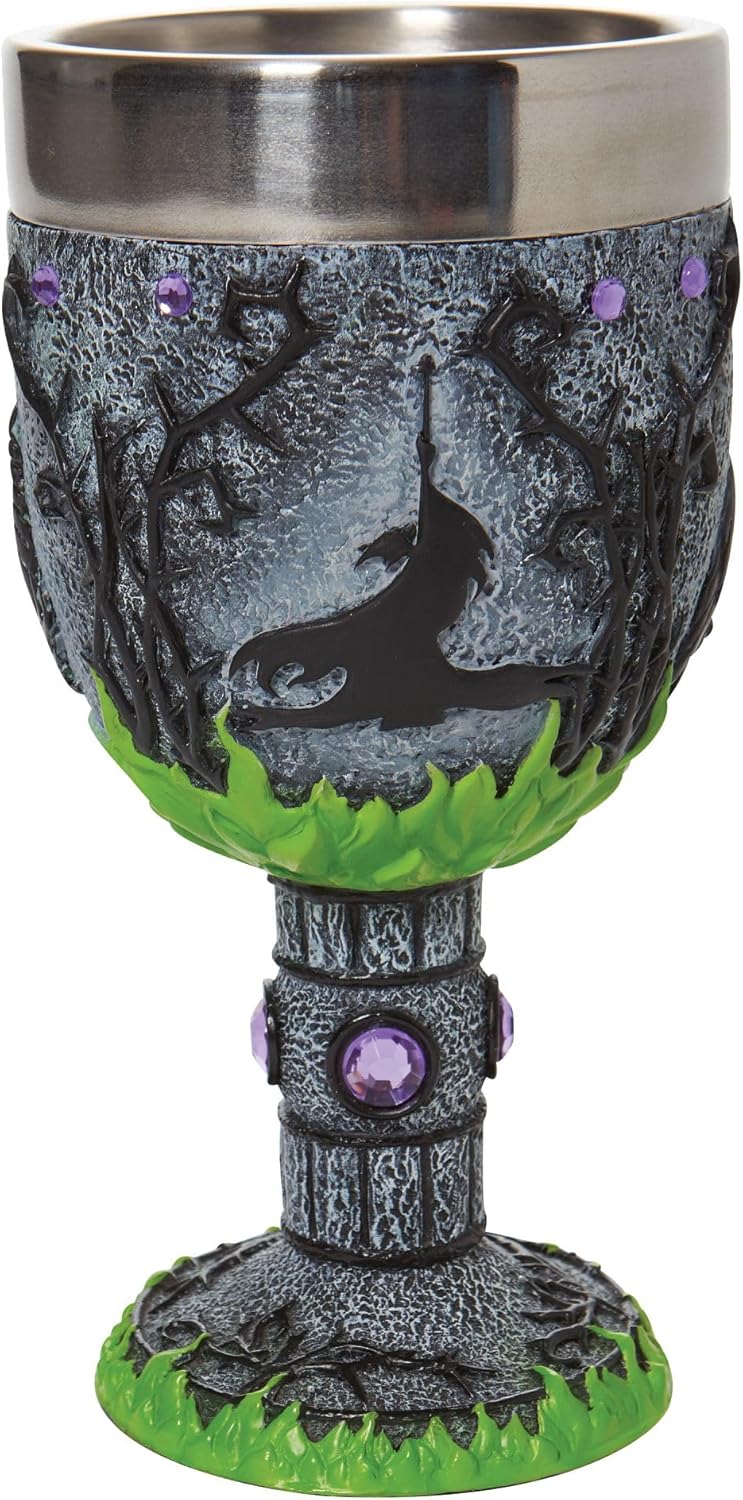 ENESCO Disney Showcase Sleeping Beauty Maleficent Dekorativer Kelchkelch, 18 cm, Mehrfarbig