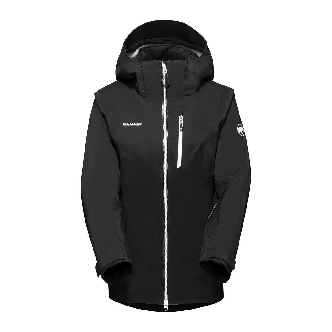 Mammut Damen Stoney Hardshelljacke mit Kapuze XS black/white, XS black/white