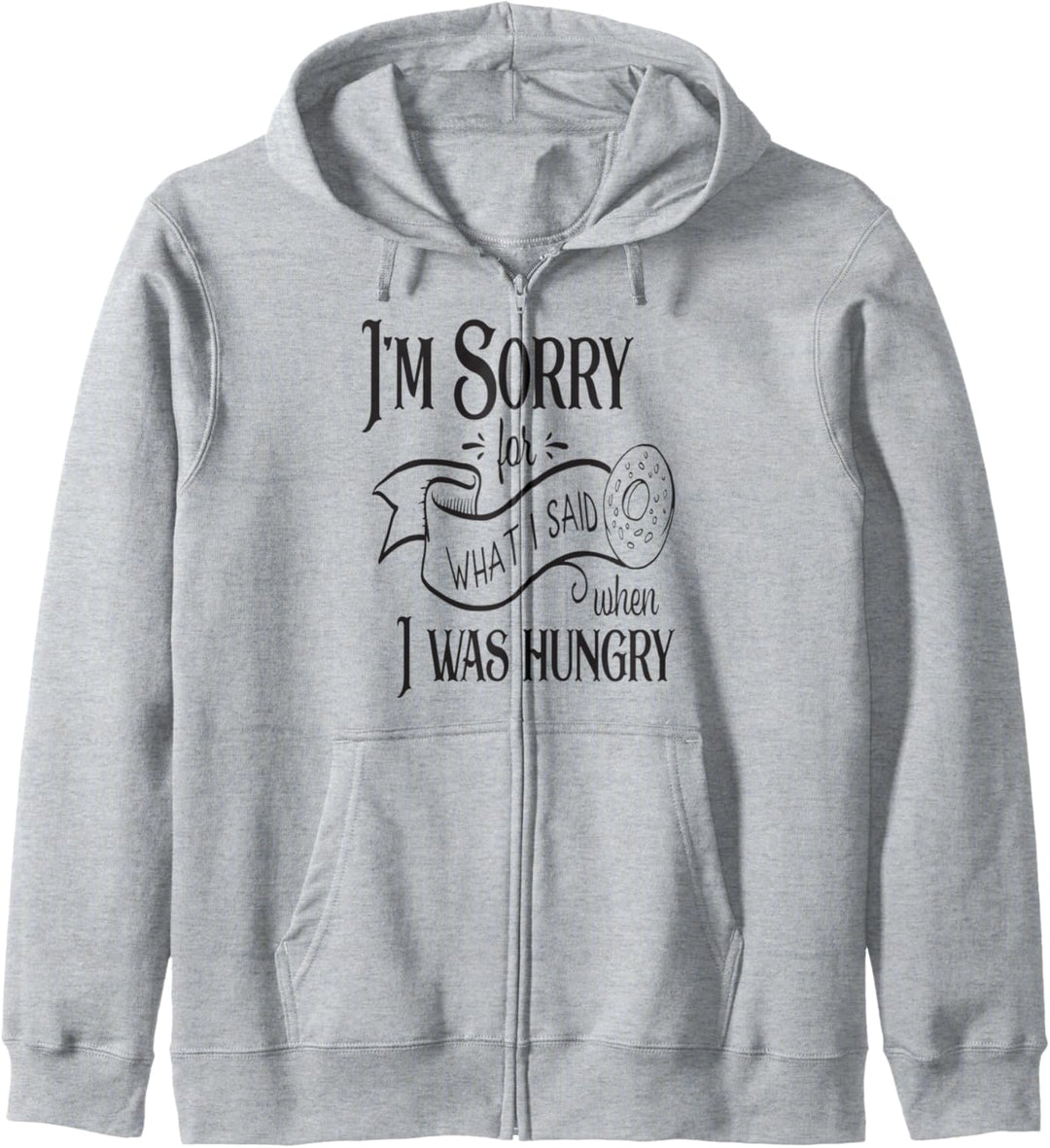Hungriger Wütender Hangry Kapuzenjacke