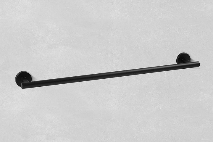 Ambrosya - Handtuchhalter aus Edelstahl in Schwarz - Bad Badezimmer Halter Halterung Handtuch Handtu