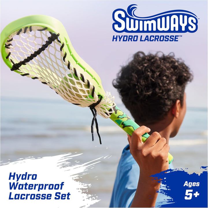 SwimWays Hydro Lacrosse Wasserdichtes Lacrosse Set, Outdoor-Spiele für Erwachsene und Kinder, Sporta