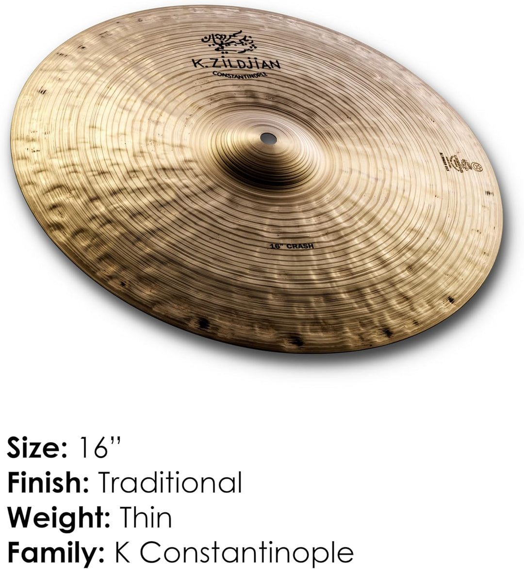 Zildjian K' Constantinople Crash 16", 16"